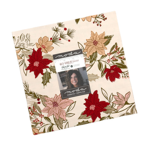 Old World Yuletide Layer Cake by Fancy That Design House for Moda Fabrics