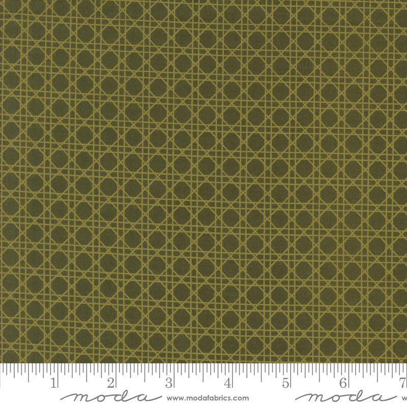 Old World Yuletide Pine Christmas Caning Yardage by Fancy That Design House for Moda Fabrics