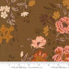 Foraged, Found & Hand Me Down Cocoa Harvest Bloom Yardage by Fancy That Design House for Moda Fabrics