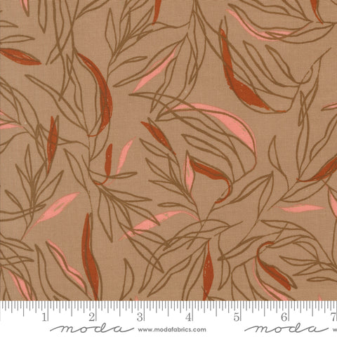 Foraged, Found & Hand Me Down Mushroom Loose Leaf Yardage by Fancy That Design House for Moda Fabrics