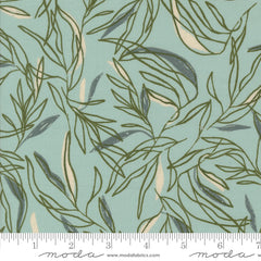 Foraged, Found & Hand Me Down Mist Loose Leaf Yardage by Fancy That Design House for Moda Fabrics