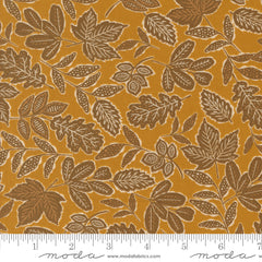 Foraged, Found & Hand Me Down Caramel Leafage Yardage by Fancy That Design House for Moda Fabrics