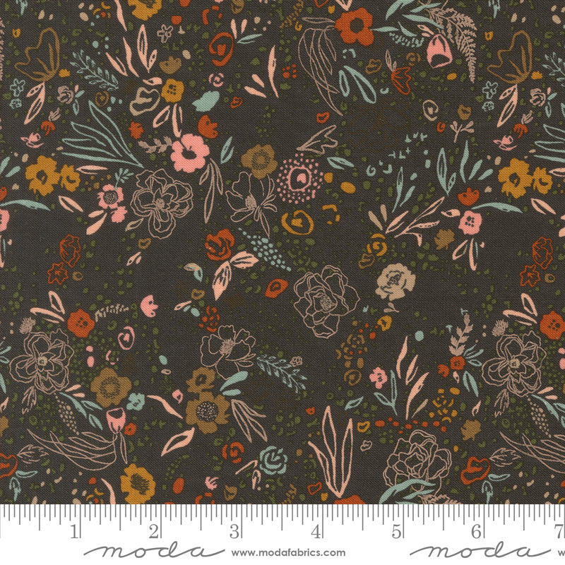 Foraged, Found & Hand Me Down Iron Multi Field of Fancy Yardage by Fancy That Design House for Moda Fabrics
