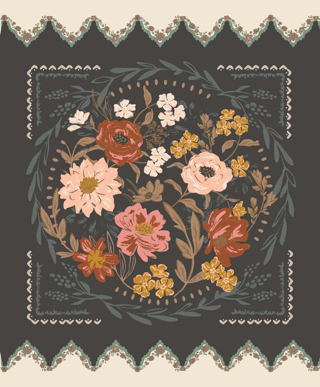 Foraged, Found & Hand Me Down Iron Panel by Fancy That Design House for Moda Fabrics