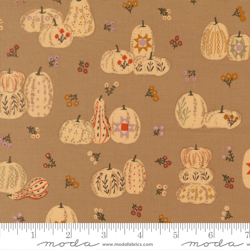 Windfall Oatmeal Pumpkin Patches Yardage by Fancy That Design House for Moda Fabrics
