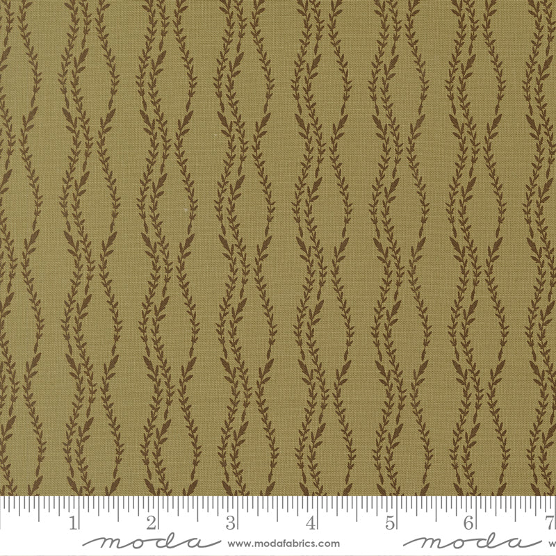 Windfall Meadow Vine Stripe Yardage by Fancy That Design House for Moda Fabrics