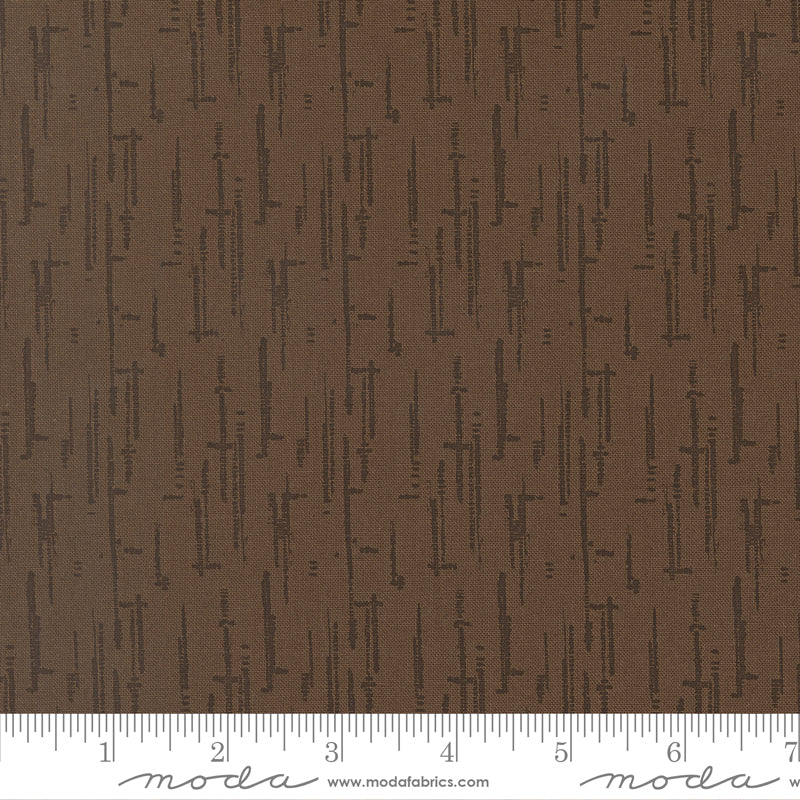 Windfall Coffee Textured Yardage by Fancy That Design House for Moda Fabrics