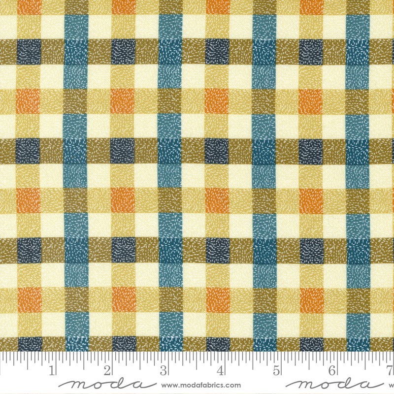Quaint Cottage Pond Twisted Check Yardage by Gingiber for Moda Fabrics