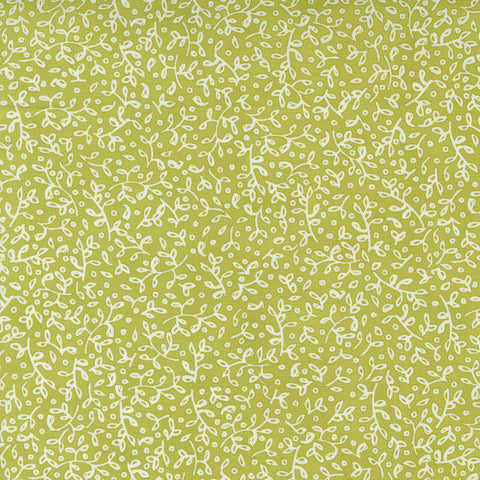 BOLT END 35" Dandi Duo Grass Painted Leaves Yardage by Robin Pickens for Moda Fabrics