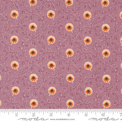 Pumpkin Spice Gatherings Mulberry Flowering Blooms Yardage by Primitive Gatherings for Moda Fabrics