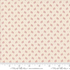 Pumpkin Spice Gatherings Cream Mulberry Leaf Branch Yardage by Primitive Gatherings for Moda Fabrics