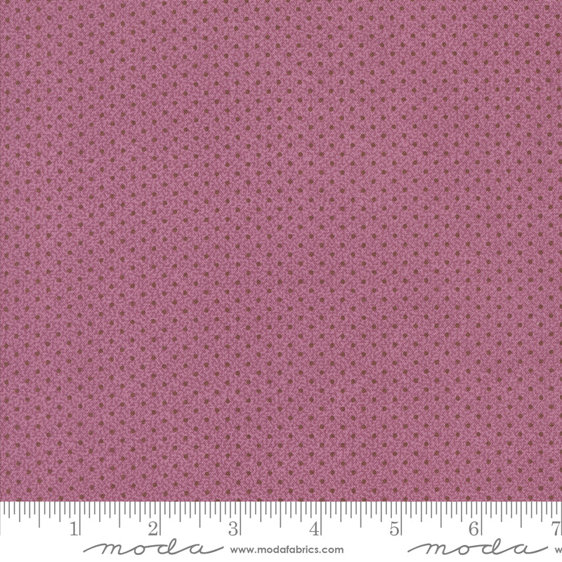 Pumpkin Spice Gatherings Mulberry Dot Dot Yardage by Primitive Gatherings for Moda Fabrics