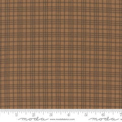 Pumpkin Spice Gatherings Dried Leaf Open Plaid Yardage by Primitive Gatherings for Moda Fabrics