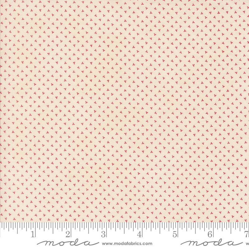 Pumpkin Spice Gatherings Cream Ditsy Yardage by Primitive Gatherings for Moda Fabrics