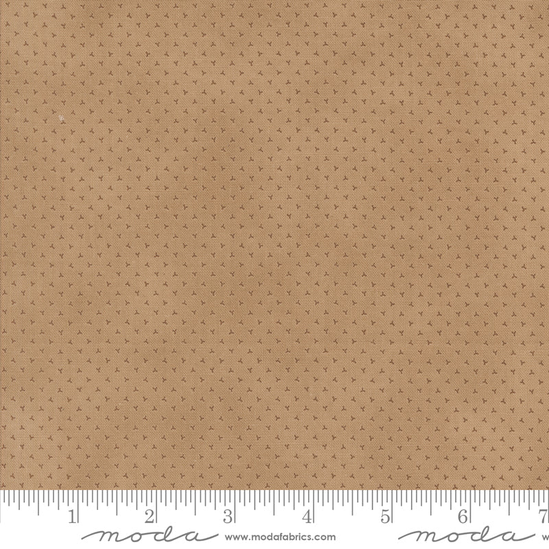 Pumpkin Spice Gatherings Khaki Ditsy Yardage by Primitive Gatherings for Moda Fabrics