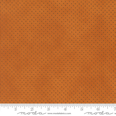 Pumpkin Spice Gatherings Pumpkin Ditsy Yardage by Primitive Gatherings for Moda Fabrics