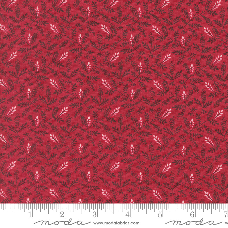 Pumpkin Spice Gatherings Apple Leaf Toss Yardage by Primitive Gatherings for Moda Fabrics