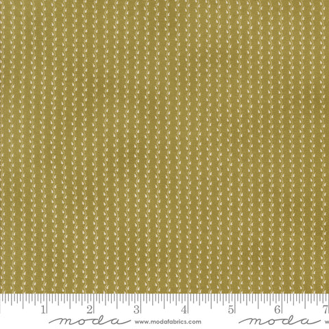 Pumpkin Spice Gatherings Basil Mini Vine Yardage by Primitive Gatherings for Moda Fabrics