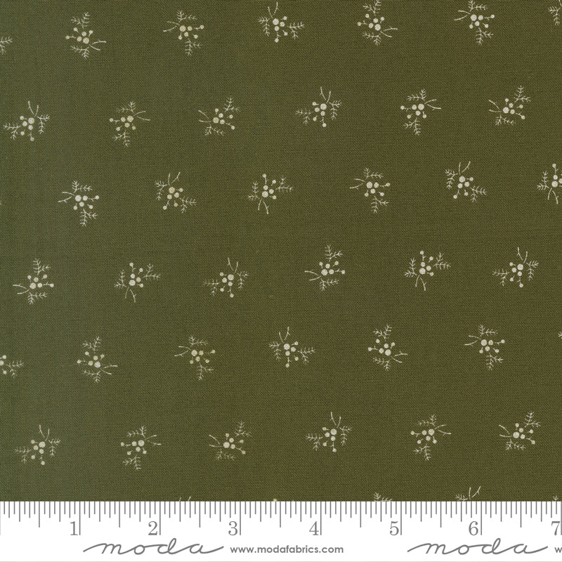 Joyful Gatherings II Evergreen Holly and Berries Yardage by Primitive Gatherings for Moda Fabrics