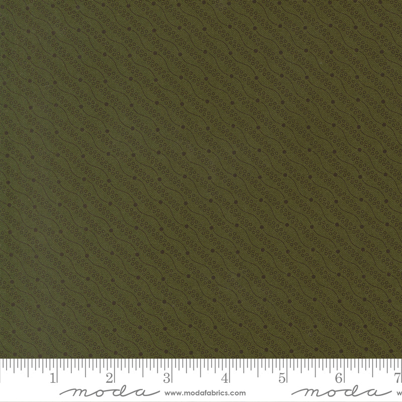 Joyful Gatherings II Evergreen Razzle Dazzle Yardage by Primitive Gatherings for Moda Fabrics