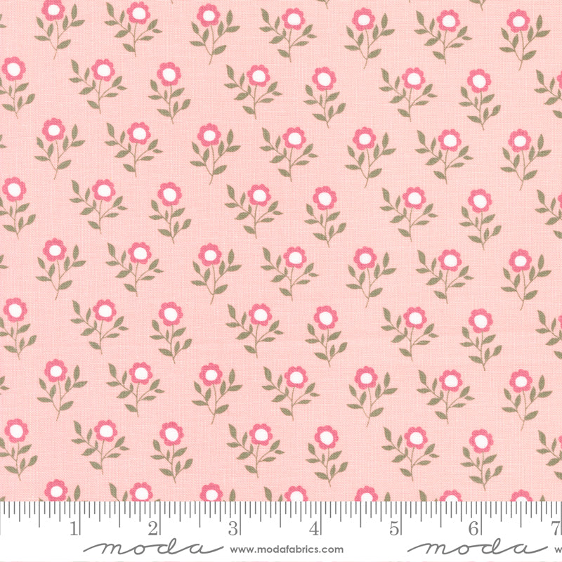 Lovestruck Blush Old Fashioned Bloom Yardage by Lella Boutique for Moda Fabrics