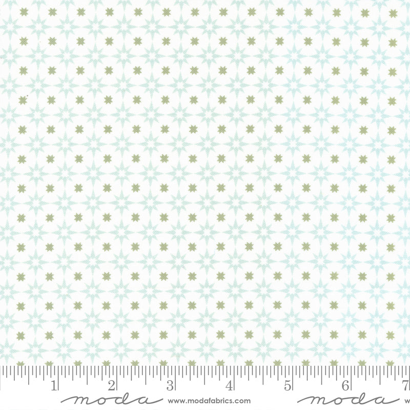 Lovestruck Mist Starlight Tile Yardage by Lella Boutique for Moda Fabrics