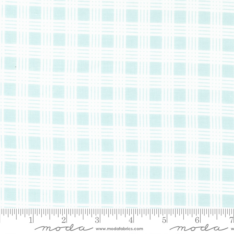 Lovestruck Mist Sensible Plaid Yardage by Lella Boutique for Moda Fabrics