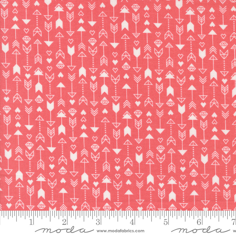 Love Blooms Lipstick Arrow Yardage by Lella Boutique for Moda Fabrics