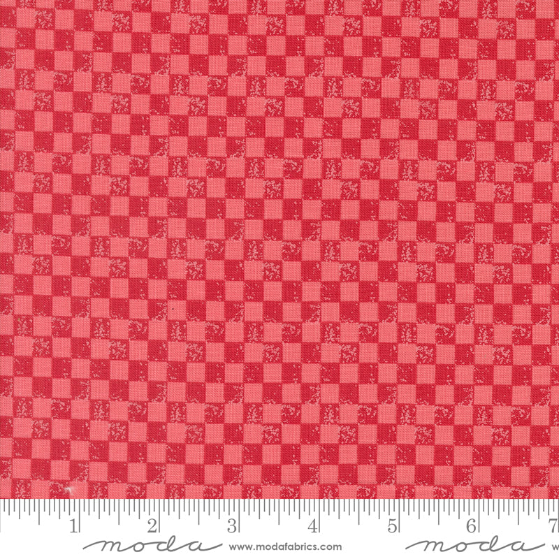 Love Blooms Rose Checkers Yardage by Lella Boutique for Moda Fabrics