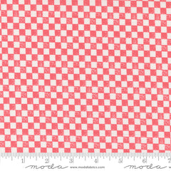 Love Blooms Lipstick Checkers Yardage by Lella Boutique for Moda Fabrics