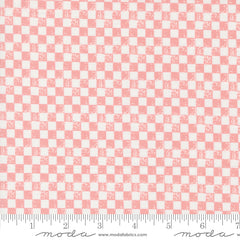 Love Blooms Blush Checkers Yardage by Lella Boutique for Moda Fabrics