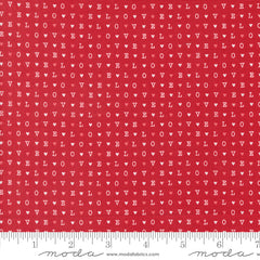 Love Blooms Rose LOVE Yardage by Lella Boutique for Moda Fabrics