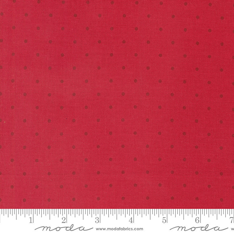 Magic Dot Cherry Yardage by Lella Boutique for Moda Fabrics