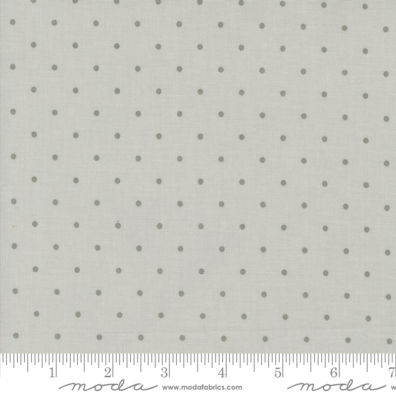 Magic Dot Silver Yardage by Lella Boutique for Moda Fabrics