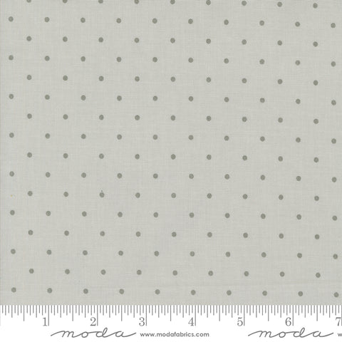 Magic Dot Silver Yardage by Lella Boutique for Moda Fabrics