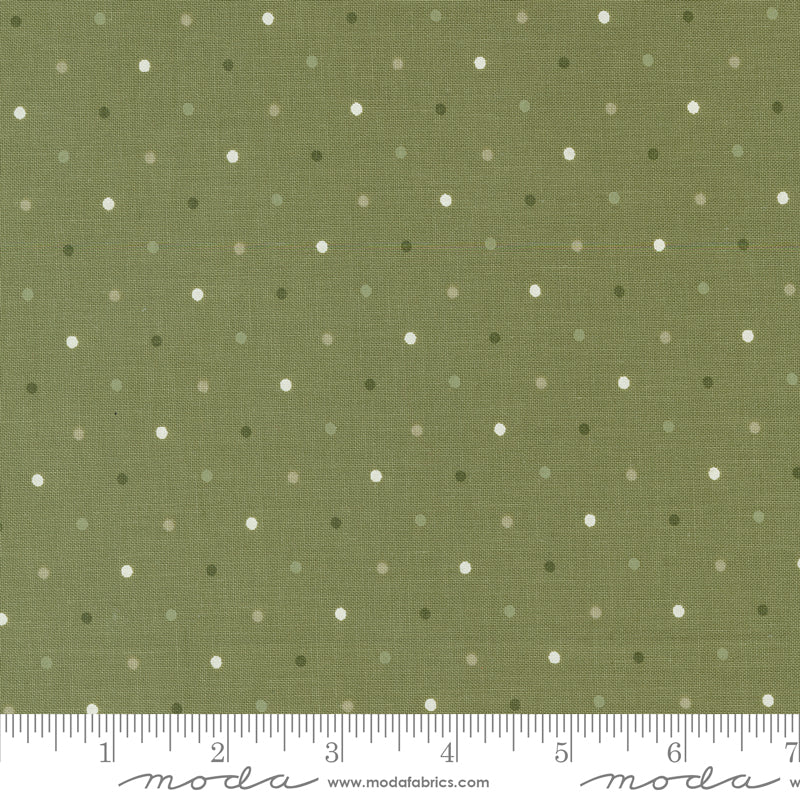 Magic Dot Fern Yardage by Lella Boutique for Moda Fabrics