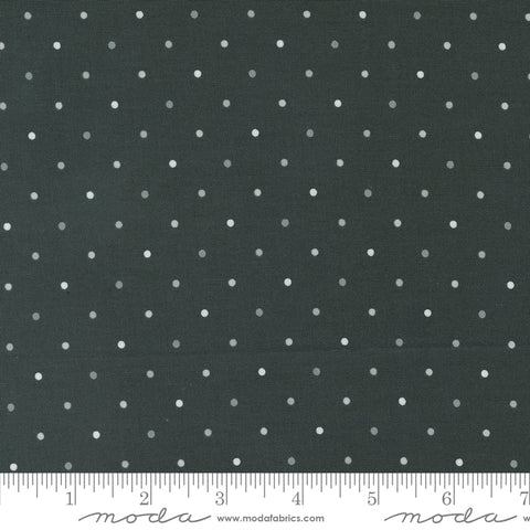 Magic Dot Charcoal Yardage by Lella Boutique for Moda Fabrics