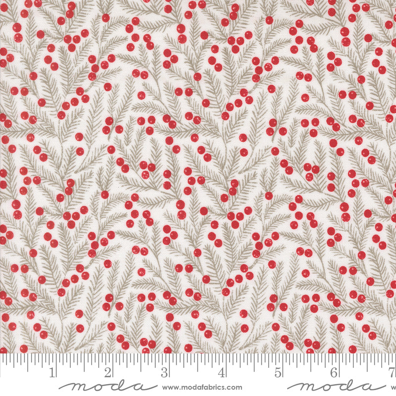 Berry & Pine Snow Pine Needles Yardage by Lella Boutique for Moda Fabrics