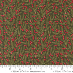 Berry & Pine Evergreen Pine Needles Yardage by Lella Boutique for Moda Fabrics