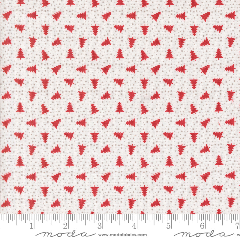 Berry & Pine Snow Little Trees Yardage by Lella Boutique for Moda Fabrics