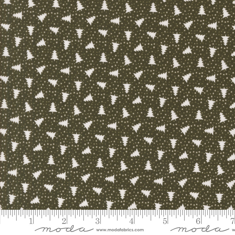 Berry & Pine Wintergreen Little Trees Yardage by Lella Boutique for Moda Fabrics