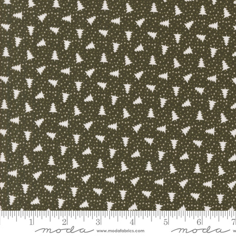 Berry & Pine Wintergreen Little Trees Yardage by Lella Boutique for Moda Fabrics