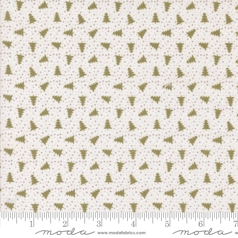 Berry & Pine Sage Little Trees Yardage by Lella Boutique for Moda Fabrics