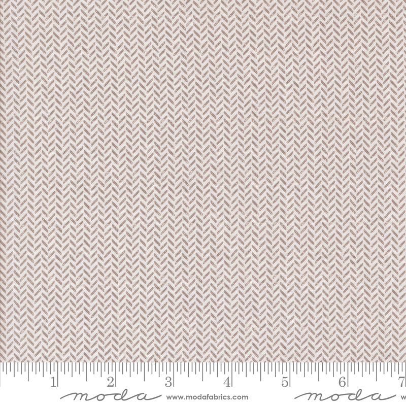 Berry & Pine Snow Yule Herringbone Yardage by Lella Boutique for Moda Fabrics