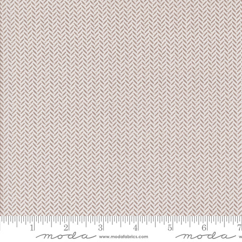 Berry & Pine Snow Yule Herringbone Yardage by Lella Boutique for Moda Fabrics