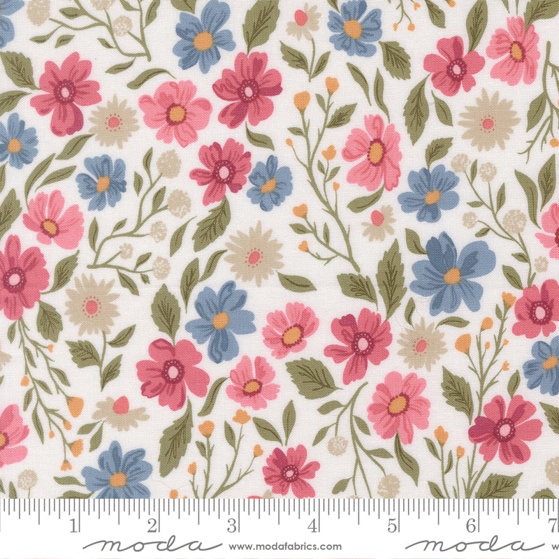 Wild Honey Daisy Wildflower Dance Yardage by Lella Boutique for Moda Fabrics