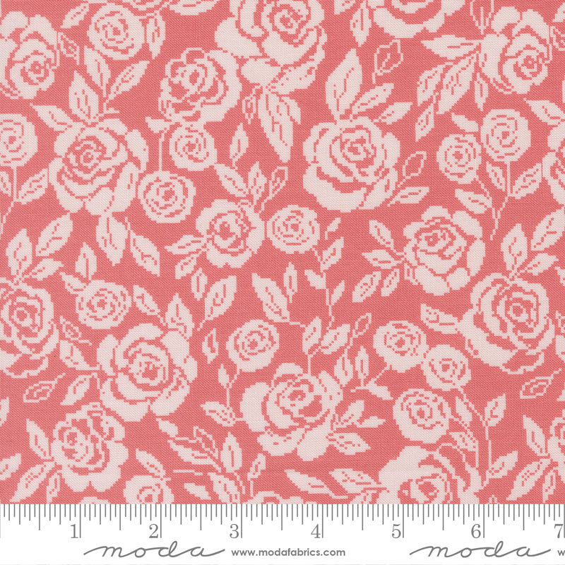 Wild Honey Rose Water Monofloral Yardage by Lella Boutique for Moda Fabrics