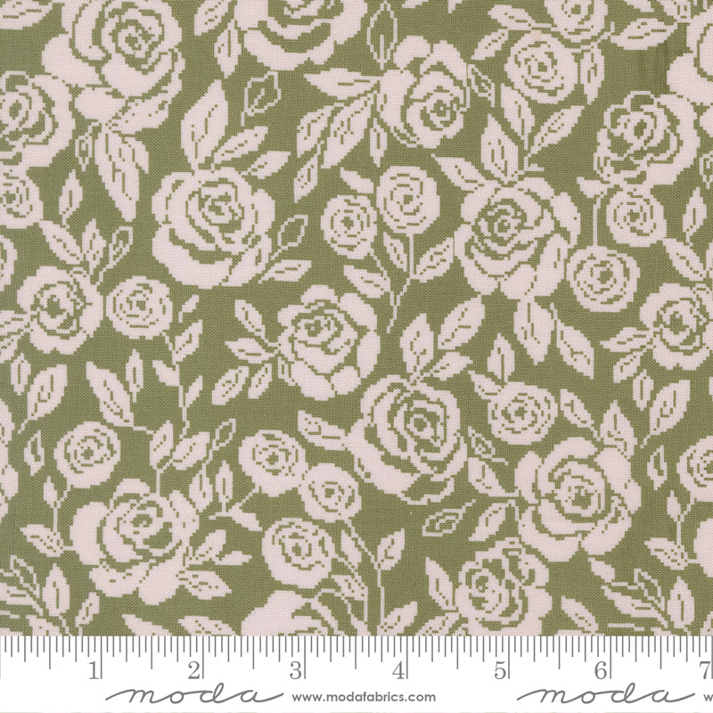 Wild Honey Fern Monofloral Yardage by Lella Boutique for Moda Fabrics