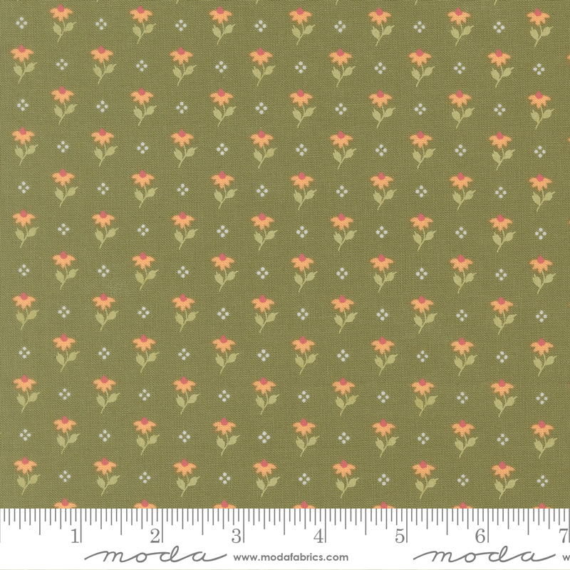 Wild Honey Fern Bumbling Posies Yardage by Lella Boutique for Moda Fabrics