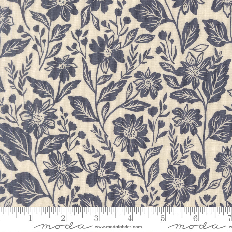 True Love Cream Romance Blooms Yardage by Lella Boutique for Moda Fabrics